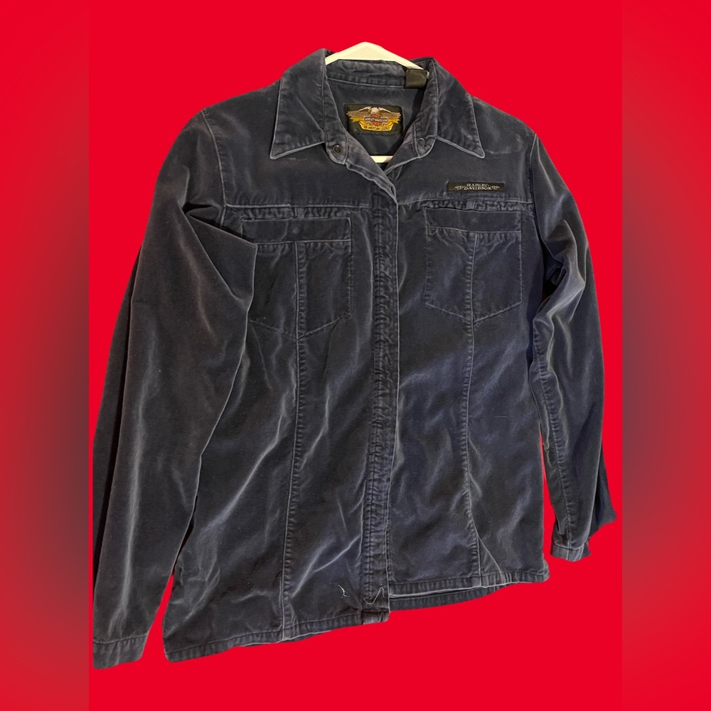 Harley Davidson button up jacket